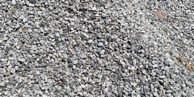 clean 3/8 chip rock for driveways, construction, landscape projects