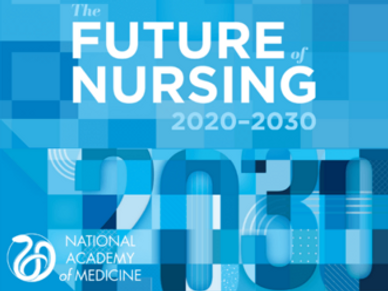Cover of the National Academy of Medicine's report on the Future of Nursing 2020-2030