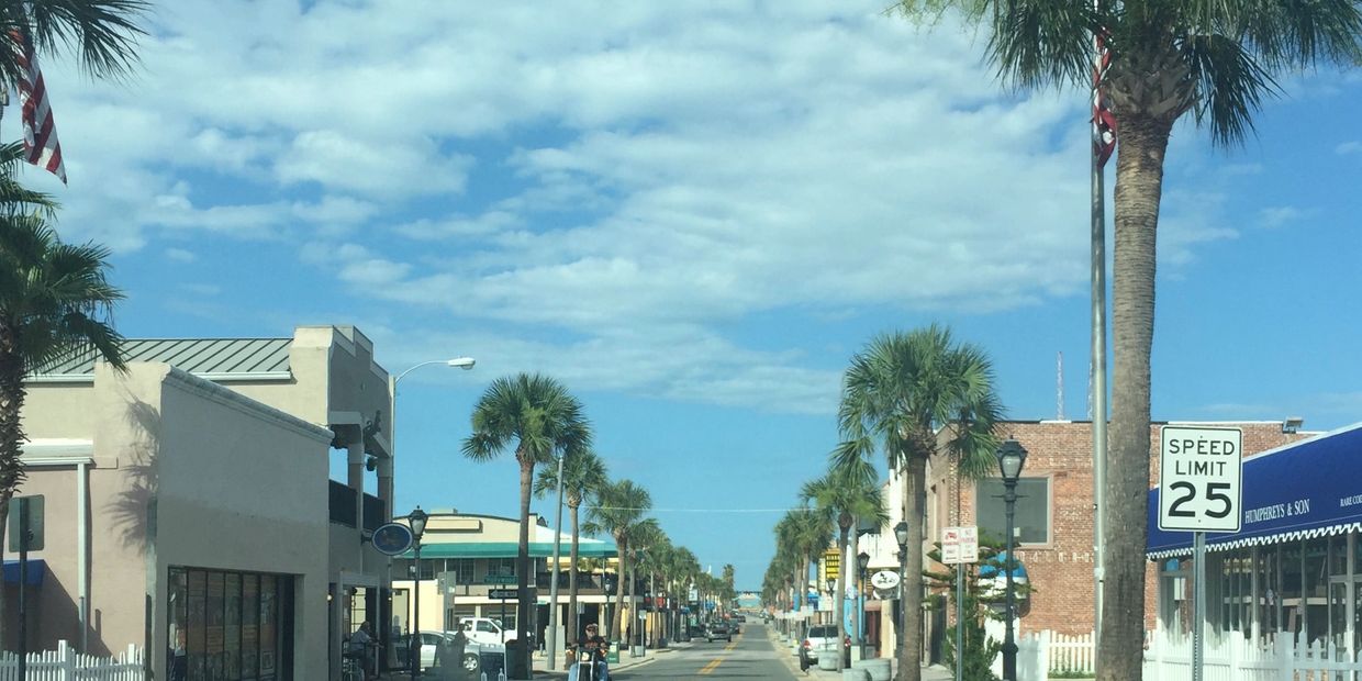 Main Street Daytona Beach Florida USA.