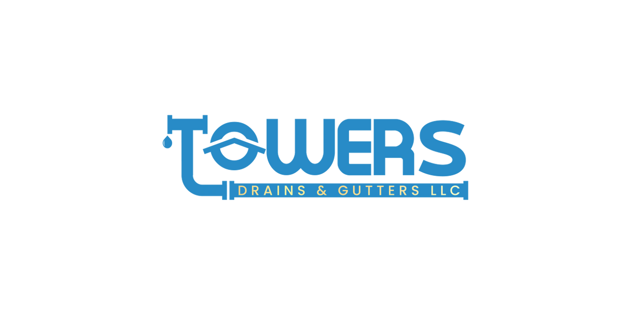 Towers drain and gutter Logo for sweet home Oregon 