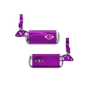 Purple Rear View Mirrors