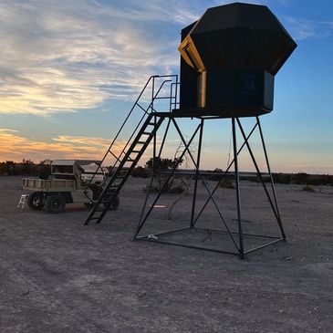 Tower Blind at Emersome Big Racks Ranch in Texas