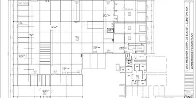 Interior Warehouse Areas Plan