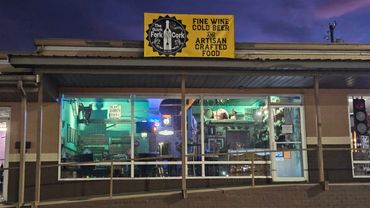 The Ozark Fork & Cork storefront