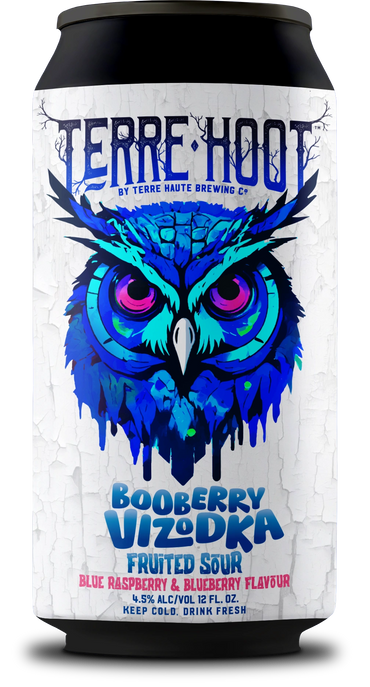 Terre Hoot Booberry Vizodka can.