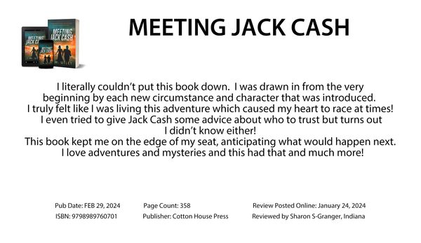 Review of Meeting Jack Cash from Sharon