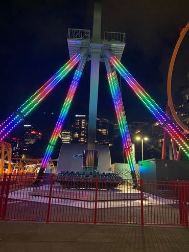 Luna Park Ride RGB Lighting