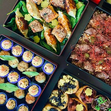 Custom Bento Boxes for Picnic on Big Bear Lake