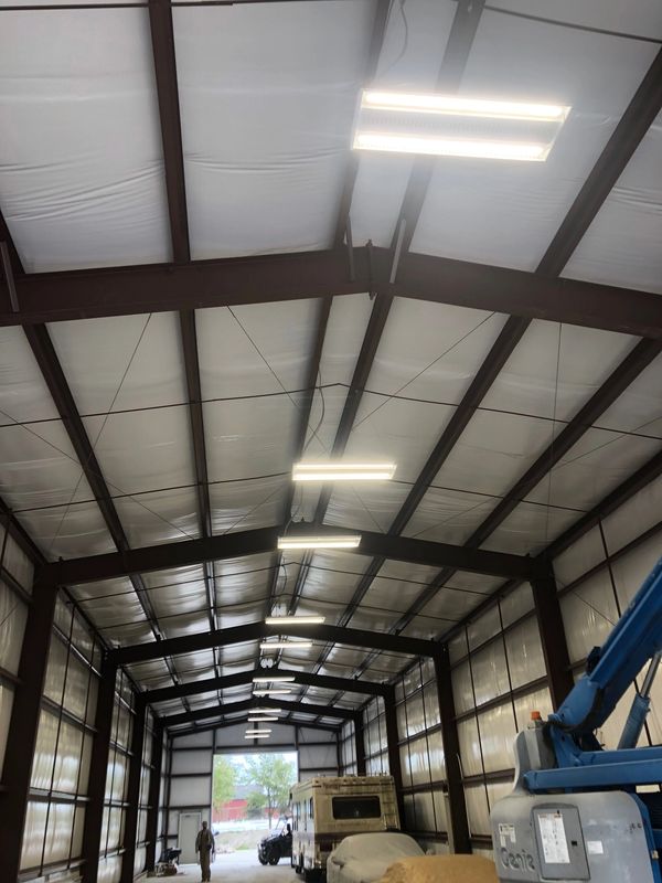 Barn after  lighting upgrade