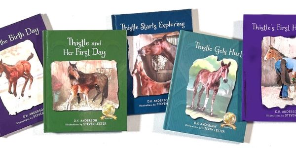 Lady Thistle children's horse book series by D.H. Anderson, illustrated by Steven Lester