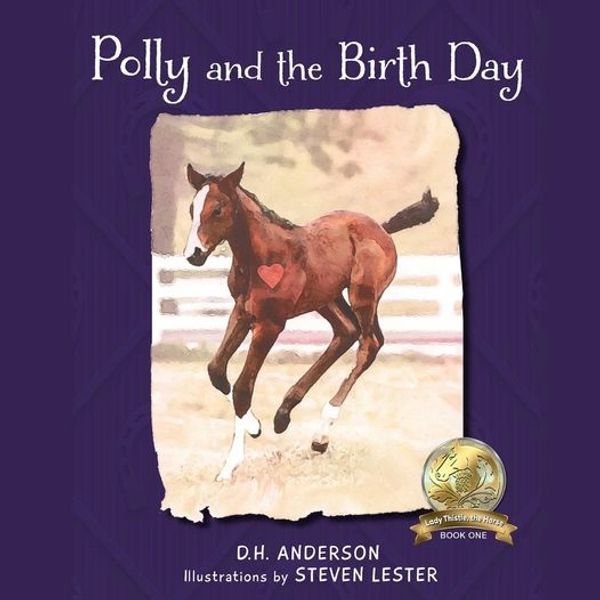 Book cover featuring a foal with a heart mark.
