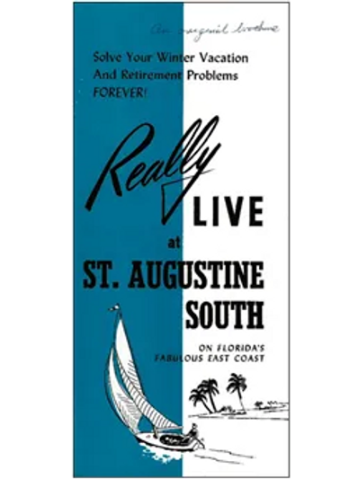 Image of a brochure to live in St Augustine South