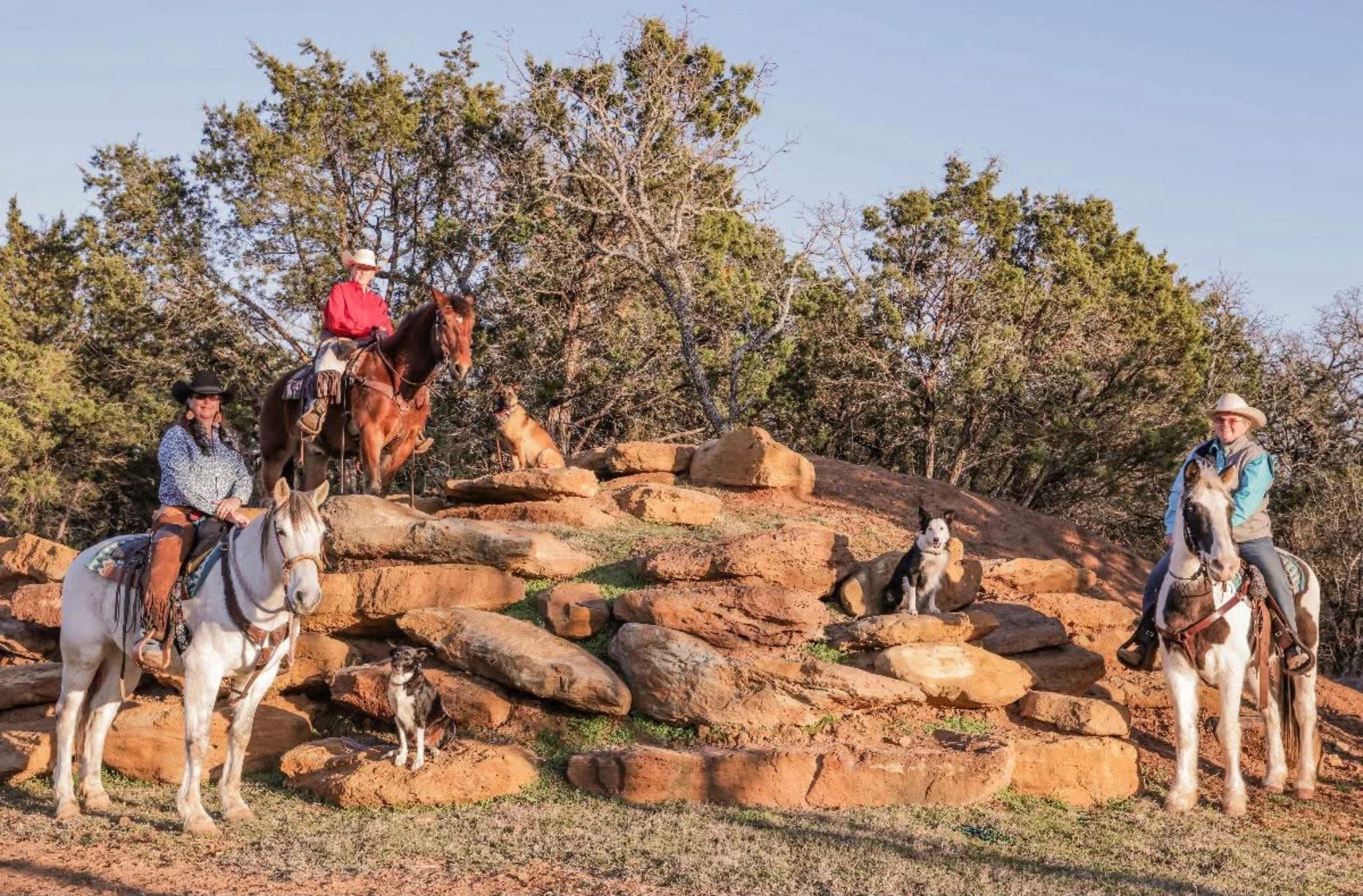 Horse and Dog Trail USA founders Kim Watson, Staci Barnes, & Sheri Langford