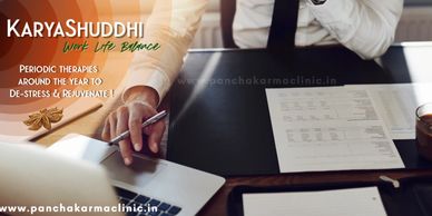 KaryaShuddhi Work stress relief Panchakarma programs at Sharangdhar Ayurvedic Clinic in Vasai West