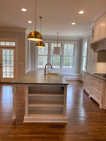 kitchen in custom home