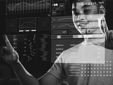 Youth athlete interacting with digital health dashboards.