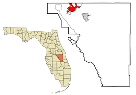 Florida counties map featuring Osceola County, including our home base Kissimmee.