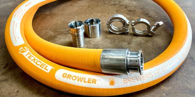 brewery hose and fittings made in upson maybach's batavia, ny workshop