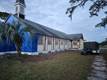 historic Rynolds chapel at camp blanding joint training center in Starke, FL 