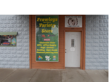 Frawleys Saw Shop Family owned store at 225 main ST SW New Albin Iowa