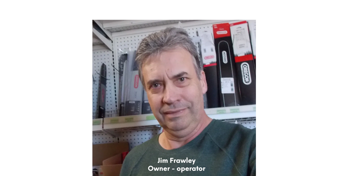 Jim Frawley Owner Frawleys Saw Shop
