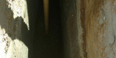 Groundwater depth determination technique.