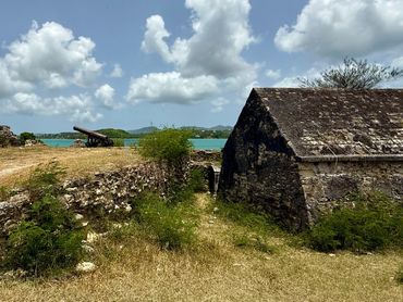 Ft James, Antigua. Caribbean history.  Vampires.  The Soucouyant.