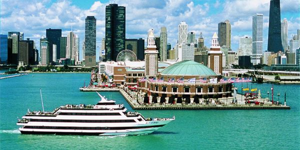 The historic Navy Pier in Chicago, a true favorite stop for student groups!