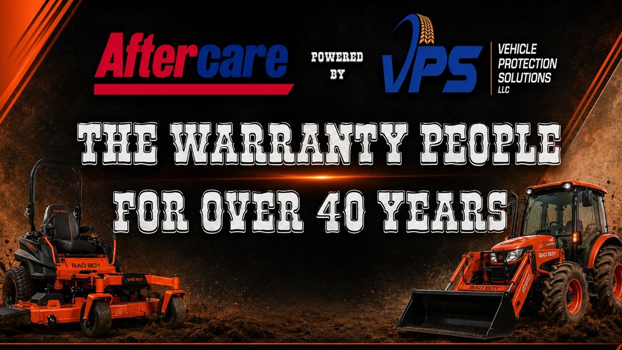 Warranty service by Aftercare and VPS for over 40 years.