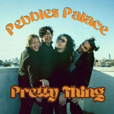 Band Pebbles Palace in a rooftop photo for Pretty Thing.