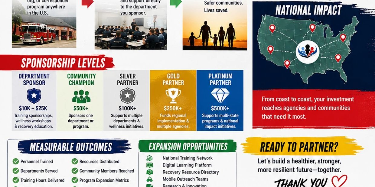 Sponsorship levels and national impact of a community support program.