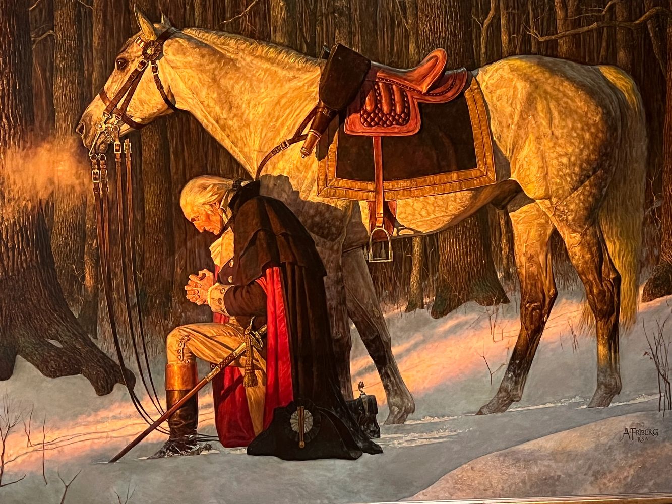 The Prayer at Valley Forge by Arnold Friberg