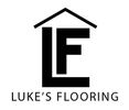 Logo of Luke's Flooring with stylized 'LF' and a roof outline.