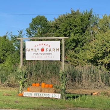 Clarke Family Farm Sign
