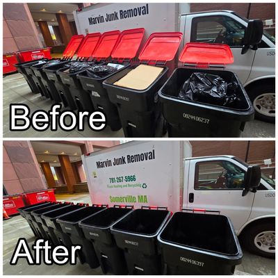 Trash disposal in Boston MA call or text 781 2675966 for same day and next day junk removal services