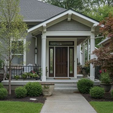 New Siding, Exterior Build with Landscaping