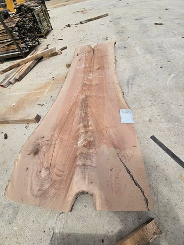 Large walnut live edge slab