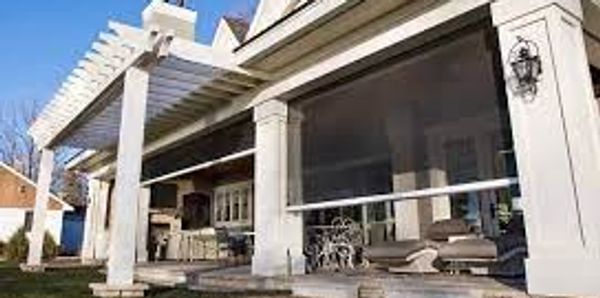 Mototrized screen, maestroshield, roll down screen, garage door screen garage screen in melbourne,