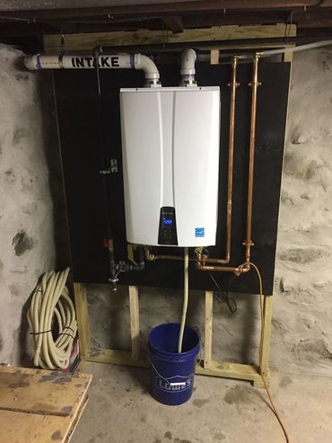Navien Tankless and Combi Install by EarthTech Systems
