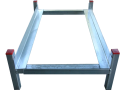 4 inch adjustable mini stand return air stand Made in America by The Metal Shop.