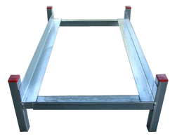 4" Mini Adjustable Stand. Made in America by The Metal Shop.