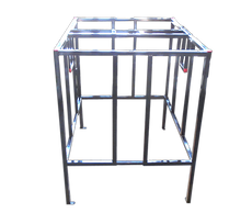 Condenser Cage Security Cage.Made in America by The Metal Shop.