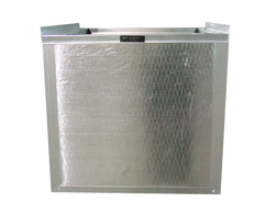 Fiberglass R6 Insulated Return  Air Stand Made in America by The Metal Shop.