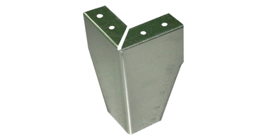Corner Leg Return Air Stand Leg 4" 6".  Made in America by The Metal Shop.