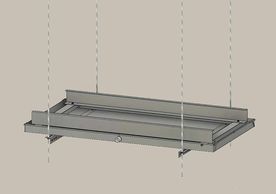 Threaded Rod Hanging Kit. Truss Hanging Kit. Made in America by The Metal Shop.
