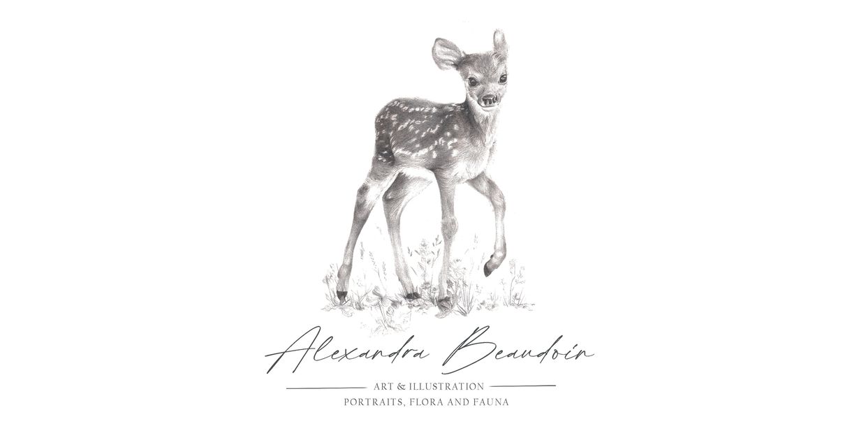 Logo minimaliste présente un jeune cerf avec élégance, évoquant la grâce de la jeunesse et la nature.