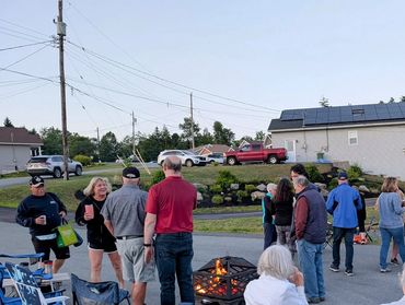 One of the many community social events