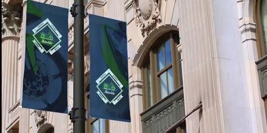 single sided banners, double sided banners