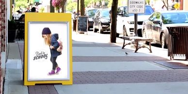 storefront sidewalk signs, outdoor sturdy signs
