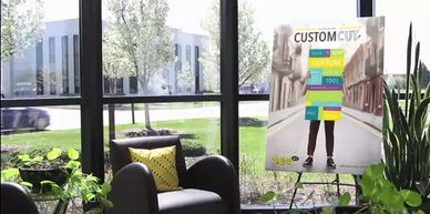 foamcore, single-sided sign, double sided sign.